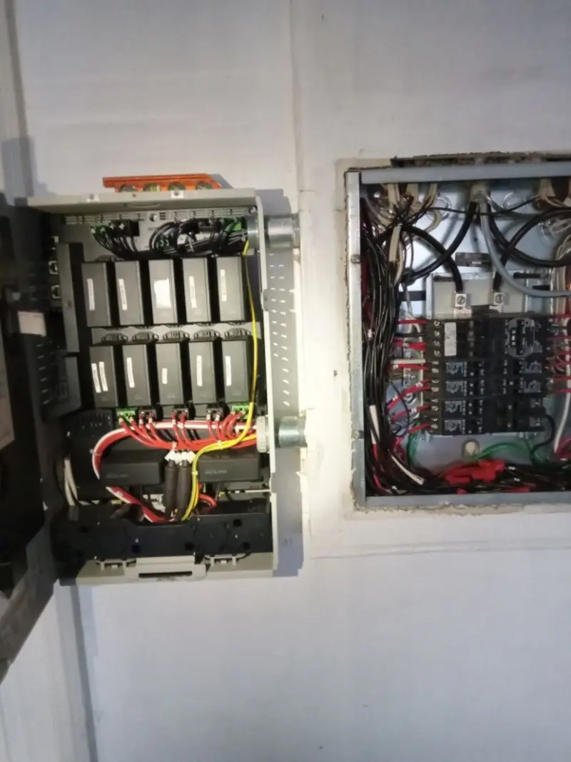 Electrical panel upgrade completed for Indoor Lighting Installation in Anna